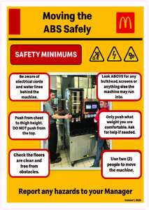Mcdonalds: Moving the ABS Safely - A5 size
