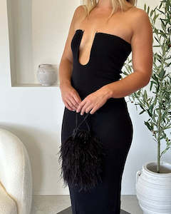 Christopher Esber U Neckline Orbit Strapless Dress