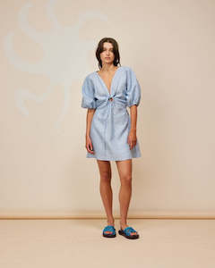 Size 8: Ruby Donovan Minidress (Baby Blue)