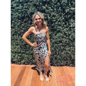 Bec and Bridge Silhouette Vine Strapless Top and Skirt