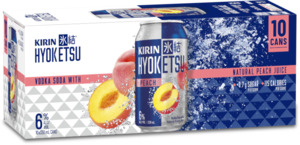 Frontpage: Kirin Hyoketsu Peach 10 pack cans