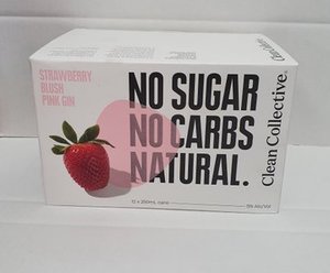 Clean Co Strawberry 12 pack cans