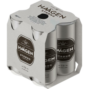 Haagen Strong 500ml 4 pack