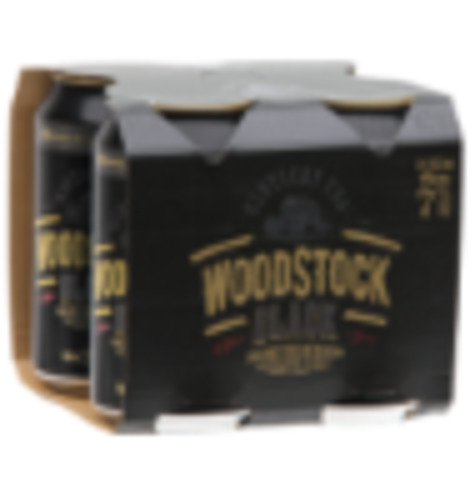 Woodstock Black 7% 4 pack