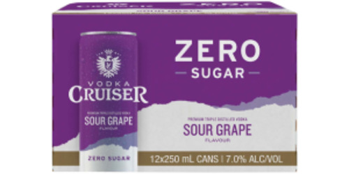 Cruiser Zero Grape 12 pack cans