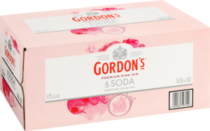 Gordons Pink Gin 18 pack cans