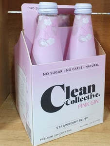 Gin Rtd: Clean Collective Pink Gin 4 pack