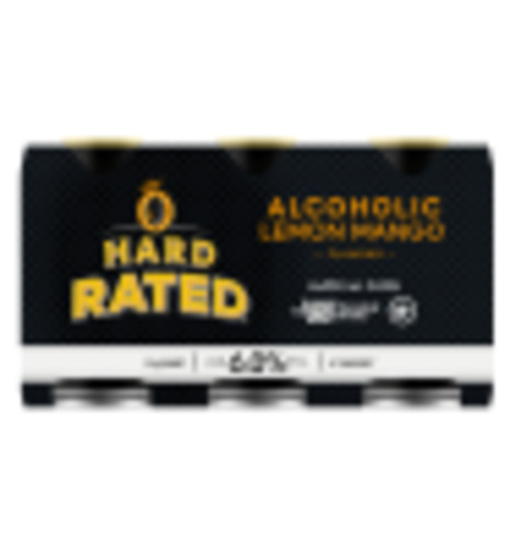 Hard Rated Lemon Mango 6 pack