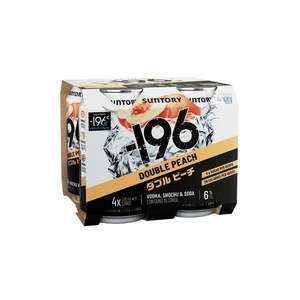 Other Rtd: Minus 196 Double Peach 4 pack cans