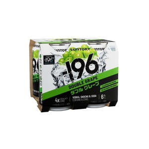 Minus 196 Double Grape 4 pack cans