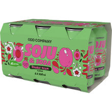 Other Rtd: Odd Company Soju Double Plum 6 pack cans