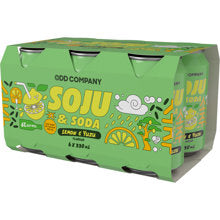 Other Rtd: Odd Company Soju Lemon 6 pack