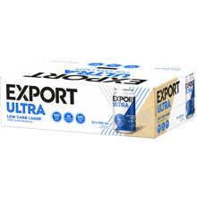 Low Carb: Export Ultra Low 24 pack cans