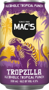 Macs Alcoholic Tropical Punch 10 pack cans