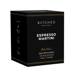 Batched Espresso Martini 4 packs