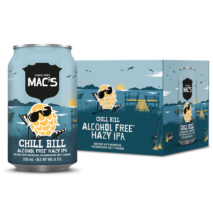 Macs Chill Bill Alcohol Free Hazy IPA 6 pack