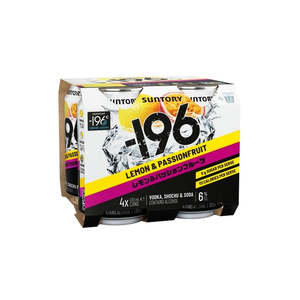 Minus 196 Lemon Passionfruit 4 pack