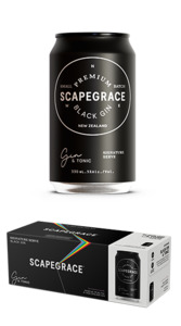 Gin Rtd: Scapegrace Black Gin & Tonic 10 pack