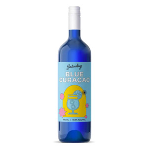 Liqueurs: Saturday's Blue Curacao 750ml