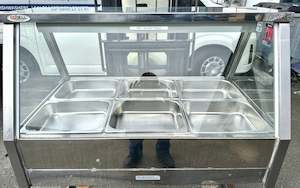 Commercial Kitchen Equipment: Roband Double Row Straight Glass Hot Foodbars With Warranty