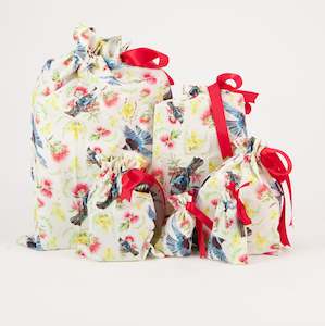 Fabric Gift Bags: Forest Song (Reusable Gift Bag Set)