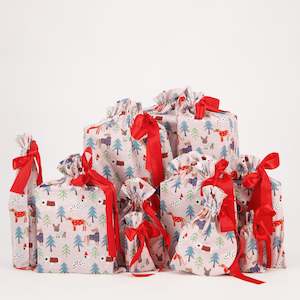 Popular: Christmas Canines (Reusable Gift Bag Set)