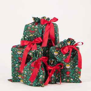 Reusable Gift Bags: Noel (Reusable Gift Bag Set)