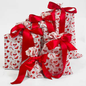 Reusable Gift Bags: Christmas Cookies and Candy (Reusable Gift Bag Set)