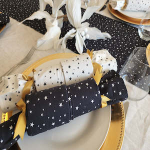 Reusable Christmas Crackers: Starry Night (6 Reusable Christmas Crackers)