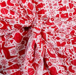 Scandi Collection: Scandi Rensdyr - 4 Furoshiki Gift Wraps