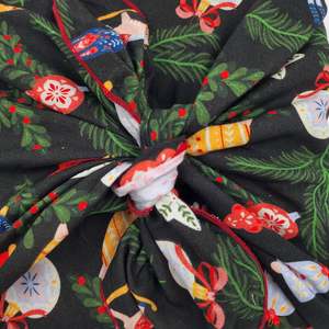 Folk Julepynt - 4 Furoshiki Gift Wraps