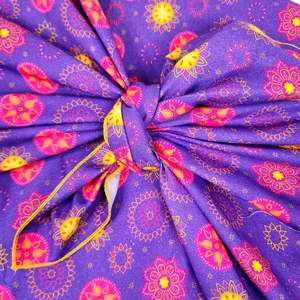 Global Faith Collection: Marigold Mandala - 4 Furoshiki Gift Wraps