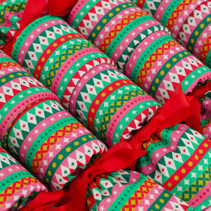 Feliz Navidad Collection: Fiesta (6 Reusable Crackers)
