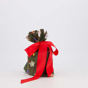 Feliz Navidad Collection: Single Reusable Gift Bags: Small
