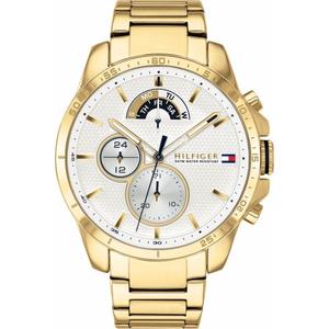 Best Sellers: Tommy Hilfiger Gold Steel Men's Multi-function Watch 1791538