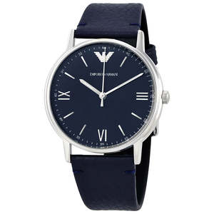 Emporio Armani: Emporio Armani Kappa Quartz Blue Dial Ladies Watch AR11012