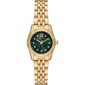 Michael Kors Womens Watches: Michael Kors Petite Lexington Pavé Gold-Tone Watch MK4842