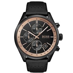 Hugo Boss: Hugo Boss Grand Prix Chronograph Black Dial Men's Watch 1513550