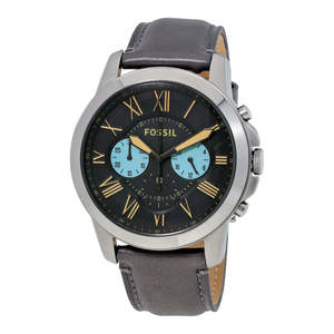 Fossil Grant Chronograph Gunmetal Dial Men's Watch - FS5183