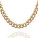 Big Daddy 12MM Baguette Miami Cuban Link Gold Iced Out Chain