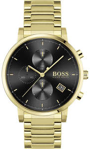 Mens Gold Watches: Hugo Boss Integrity Gold Chronograph Men's Watch 1513781