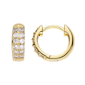 Big Daddy Earrings: Big Daddy Diamond Loop Iced Out Earring