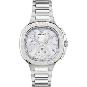 Versace V-Chrono Square Chronograph Quartz Watch VEVCA0424