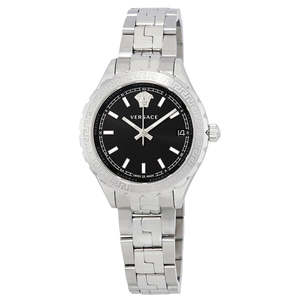 Versace Womens Watches: Versace Hellenyium Black Dial Ladies Watch V1202 0015