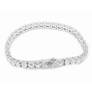 Big Daddy 6MM Diamond Silver Tennis Iced Out Bracelet