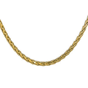 Big Daddy Rope: Big Daddy 5MM Gold Rope Chain