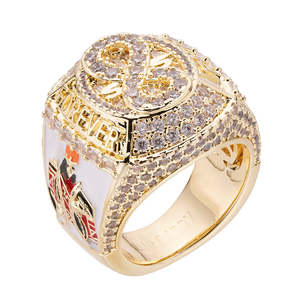 Big Daddy "Rich Forever" Baguette Iced Out Diamond Ring
