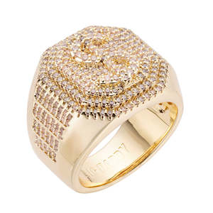 Big Daddy Gangster: Big Daddy Dollar Sign Iced Out Ring
