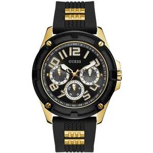 Out Of Stock: Guess Delta Black Silicone Strap Men's Watch GW0051G2