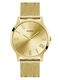 Guess Gold Tone Mesh Bracelet Men's Watch W1263G2